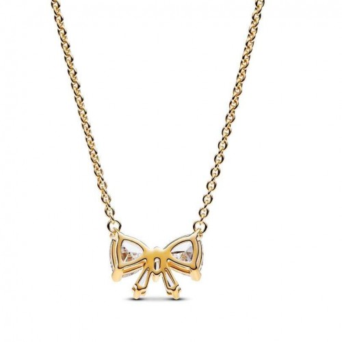 Pandora Sparkling Bow Necklace