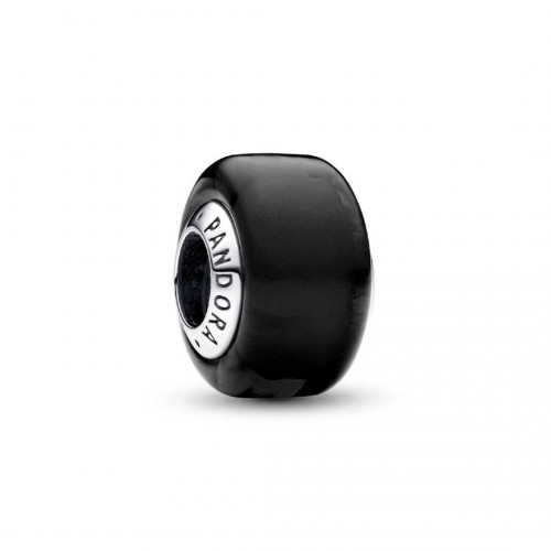 Pandora Black Mini Murano Glass Charm Pandora Black Mini Murano Glass Charm