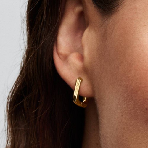 Pandora Twisted Triangle Small Hoop Earrings Pandora Twisted Triangle Small Hoop Earrings