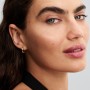 Pandora Organically Shaped Two-tone Open Hoop Earrings Pandora Organically Shaped Two-tone Open Hoop Earrings