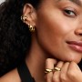 Pandora Rippled Hoop Earrings Pandora Rippled Hoop Earrings