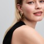 Pandora Twisted Triangle Large Hoop Earrings Pandora Twisted Triangle Large Hoop Earrings