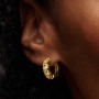 Pandora Yellow Hoop Earrings