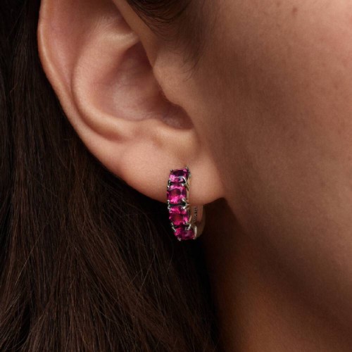 Pandora Pink Hoop Earrings Pandora Pink Hoop Earrings