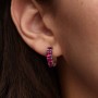 Pandora Pink Hoop Earrings Pandora Pink Hoop Earrings
