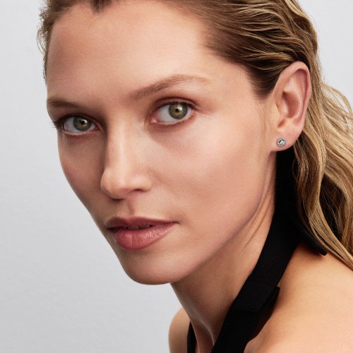 Pandora Round Pavé Halo Stud Earrings Pandora Round Pavé Halo Stud Earrings