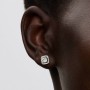 Pandora Square Halo Stud Earrings Pandora Square Halo Stud Earrings