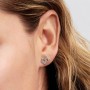 Pandora Sparkling Heart Padlock Stud Earrings Pandora Sparkling Heart Padlock Stud Earrings