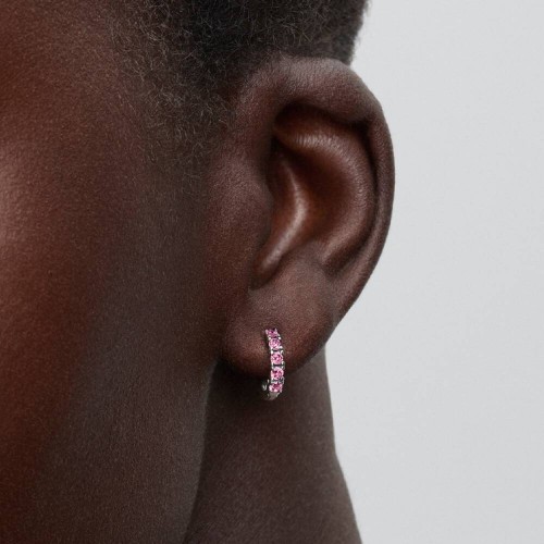 Pandora Pink Huggie Earrings Pandora Pink Huggie Earrings