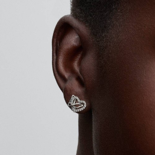 Pandora Entwined Heart & Butterfly Stud Earrings Pandora Entwined Heart & Butterfly Stud Earrings