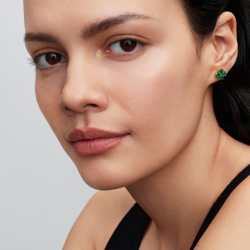Pandora Green Lucky Clover Stud Earrings Pandora Green Lucky Clover Stud Earrings