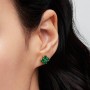 Pandora Green Lucky Clover Stud Earrings Pandora Green Lucky Clover Stud Earrings