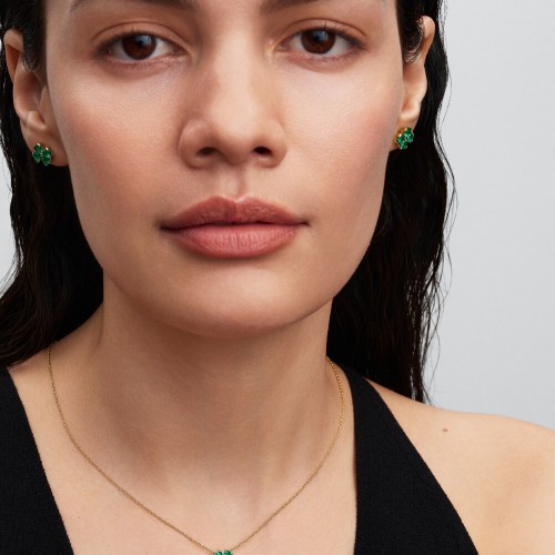 Pandora Green Lucky Clover Stud Earrings Pandora Green Lucky Clover Stud Earrings