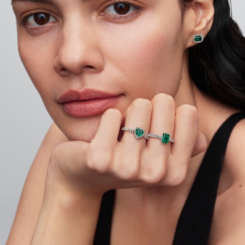 Pandora Sparkling Rectangular Stud Earrings Pandora Sparkling Rectangular Stud Earrings
