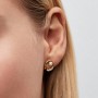 Pandora Organically Shaped Pavé Circle & Treated Freshwater Cultured Pearl Stud Earrings Pandora Organically Shaped Pavé Circle & Treated Freshwater Cultured Pearl Stud Earrings