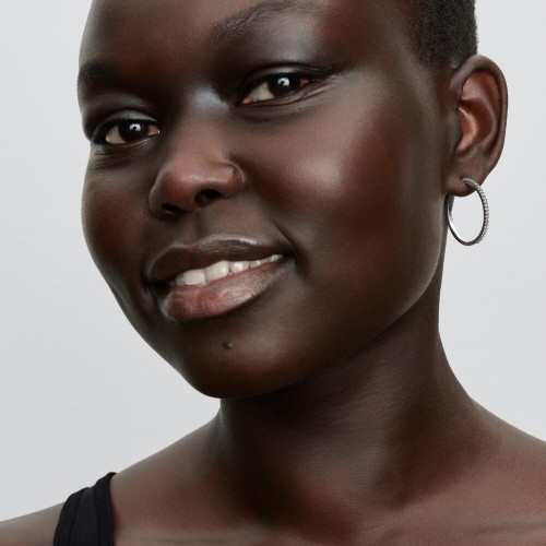Pandora Sparkling Hoop Earrings Pandora Sparkling Hoop Earrings