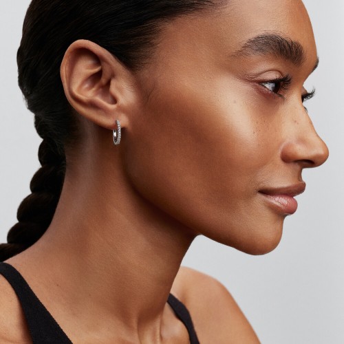Pandora Sparkling Mini Hoop Earrings Pandora Sparkling Mini Hoop Earrings