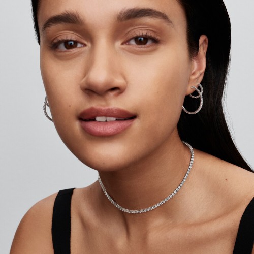 Pandora Sparkling Mini Hoop Earrings Pandora Sparkling Mini Hoop Earrings