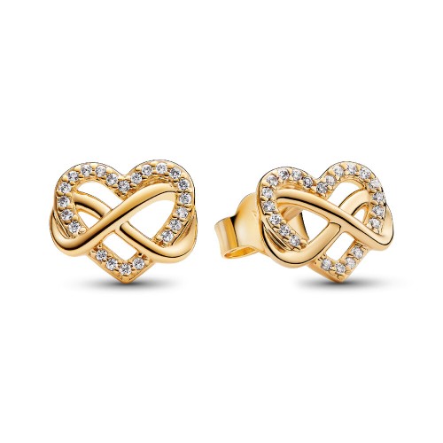 Pandora Sparkling Infinity Heart Stud Earrings Pandora Sparkling Infinity Heart Stud Earrings