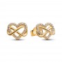 Pandora Sparkling Infinity Heart Stud Earrings Pandora Sparkling Infinity Heart Stud Earrings