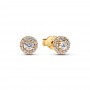 Pandora Round Pavé Halo Stud Earrings Pandora Round Pavé Halo Stud Earrings