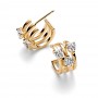 Pandora Triple Heart Hoop Earrings Pandora Triple Heart Hoop Earrings