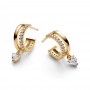 Pandora Dangling Heart Hoop Earrings Pandora Dangling Heart Hoop Earrings