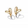 Pandora Organically Shaped Heart Hoop Earrings Pandora Organically Shaped Heart Hoop Earrings