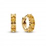 Pandora Yellow Hoop Earrings