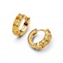 Pandora Yellow Hoop Earrings