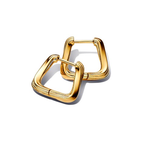 Pandora Twisted Triangle Small Hoop Earrings Pandora Twisted Triangle Small Hoop Earrings