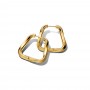 Pandora Twisted Triangle Large Hoop Earrings Pandora Twisted Triangle Large Hoop Earrings