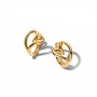 Pandora Organically Shaped Heart Small Hoop Earrings Pandora Organically Shaped Heart Small Hoop Earrings
