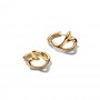 Pandora Organically Shaped Heart Small Hoop Earrings Pandora Organically Shaped Heart Small Hoop Earrings