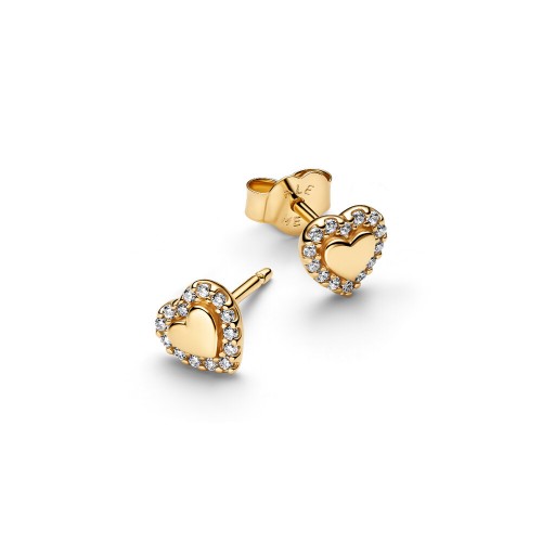 Pandora Heart Halo Stud Earrings Pandora Heart Halo Stud Earrings