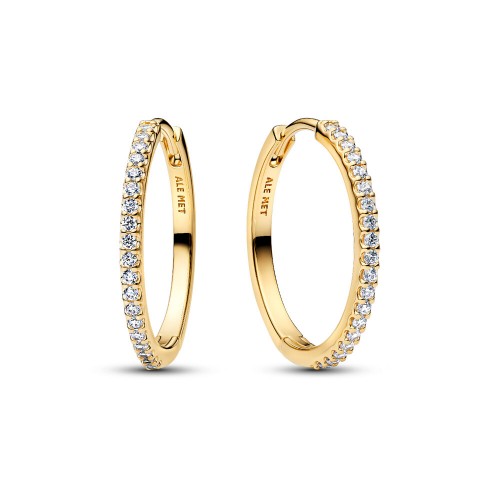 Pandora Sparkling Hoop Earrings Pandora Sparkling Hoop Earrings