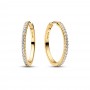 Pandora Sparkling Hoop Earrings Pandora Sparkling Hoop Earrings