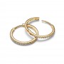 Pandora Sparkling Hoop Earrings Pandora Sparkling Hoop Earrings