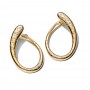 Pandora Organically Shaped Stone-Set Hinged Hoop Earrings Pandora Organically Shaped Stone-Set Hinged Hoop Earrings