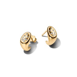 Pandora Organically Shaped Stone-Set Stud Earrings Pandora Organically Shaped Stone-Set Stud Earrings