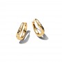 Pandora Organically Shaped Stone-Set Hoop Earrings Pandora Organically Shaped Stone-Set Hoop Earrings