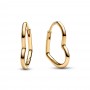 Pandora Asymmetrical Heart Hoop Earrings Pandora Asymmetrical Heart Hoop Earrings