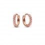 Pandora Sparkling Pink Huggie Hoop Earrings Pandora Sparkling Pink Huggie Hoop Earrings
