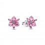 Pandora Herbarium Sparkling Pink Flower Stud Earrings Pandora Herbarium Sparkling Pink Flower Stud Earrings