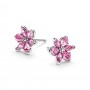 Pandora Herbarium Sparkling Pink Flower Stud Earrings Pandora Herbarium Sparkling Pink Flower Stud Earrings