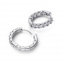Pandora Sparkling Row Eternity Hoop Earrings Pandora Sparkling Row Eternity Hoop Earrings