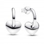 Pandora Heart Open Hoop Earrings