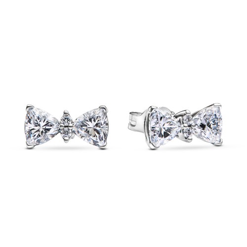 Pandora Sparkling Bow Stud Earrings Pandora Sparkling Bow Stud Earrings