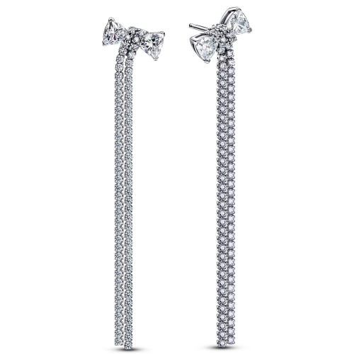 Pandora Pavé Bow Drop Earrings Pandora Pavé Bow Drop Earrings