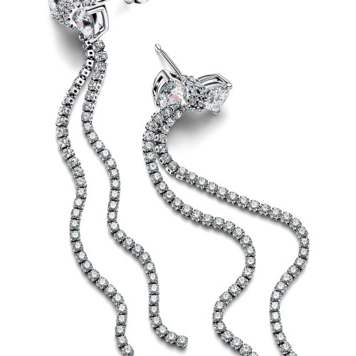 Pandora Pavé Bow Drop Earrings Pandora Pavé Bow Drop Earrings